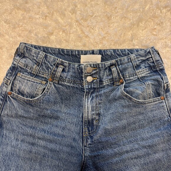 HABITUAL Denver Womens High Rise Wide Leg Jean In Sky 6/28 LIKE NEW - Picture 5 of 5